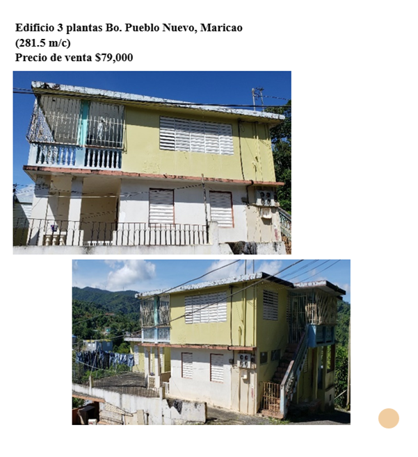Edificio 3 plantas Bo. Pueblo Nuevo, Maricao